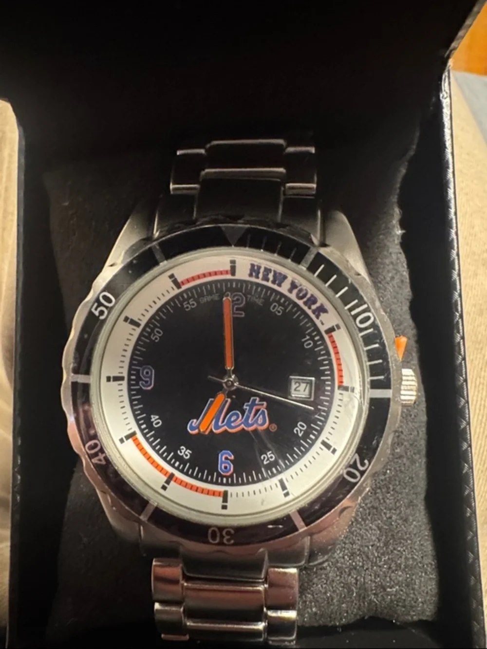 New New York Mets silver watch vip exclusive edition